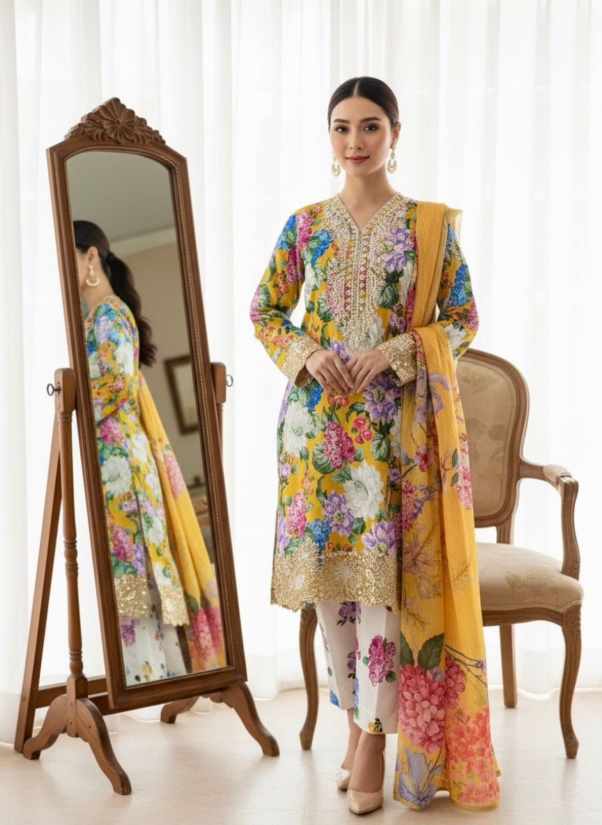 Summer Lawan Print dress 3 sale